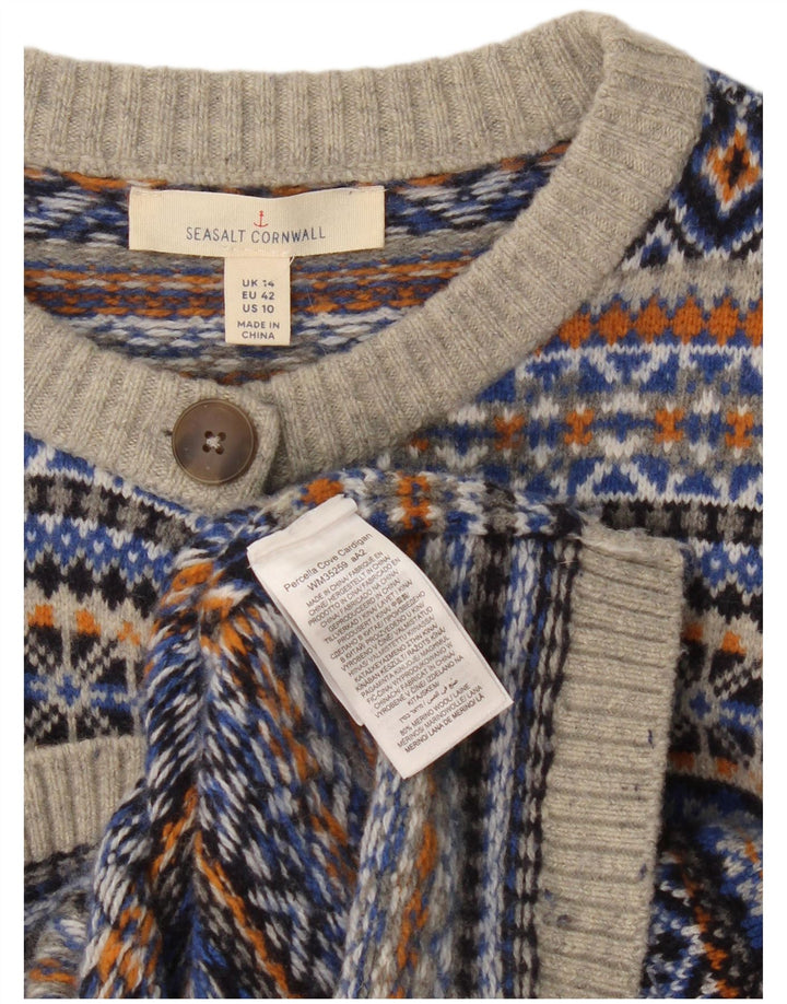 Seasalt Cornwall - Cárdigan para mujer, talla 40, talla grande, multicolor