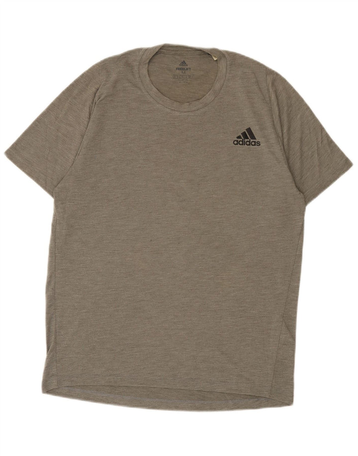 Adidas Hombre Climalite Camiseta Top Poliéster Gris Medio