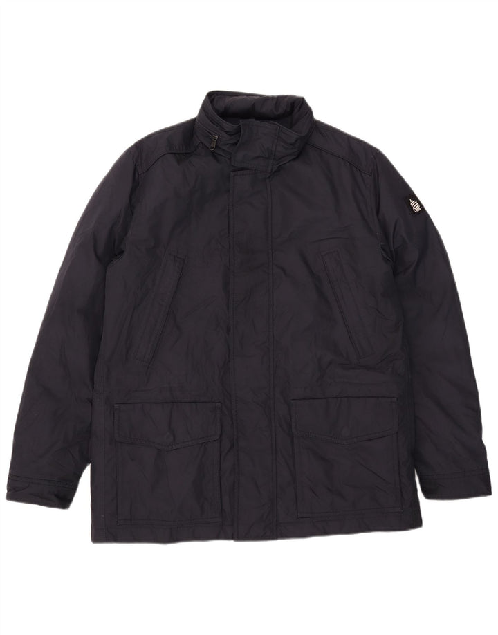 Marina Yachting Chaqueta acolchada con capucha para hombre IT 50 Large Azul marino Poliéster