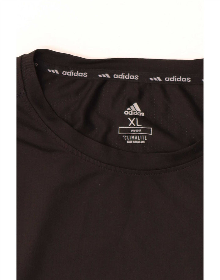 Adidas Hombre Climalite Camiseta Top XL Negro