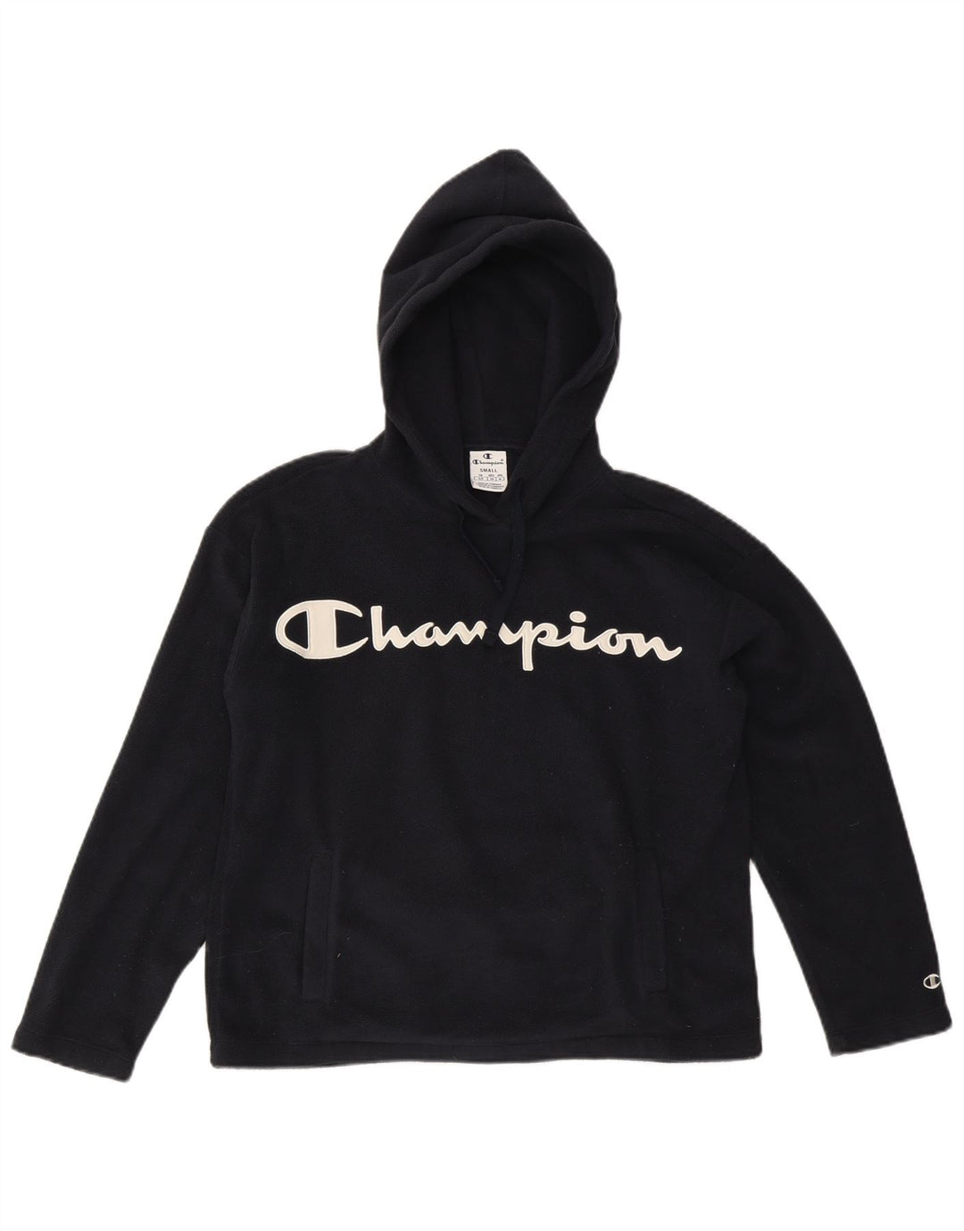 Champion Jersey de forro polar extragrande gráfico para mujer UK 10 Small Black