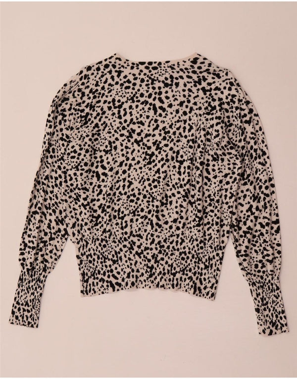 Marks & Spencer suéter con cuello barco para mujer, talla 44, color beige medio