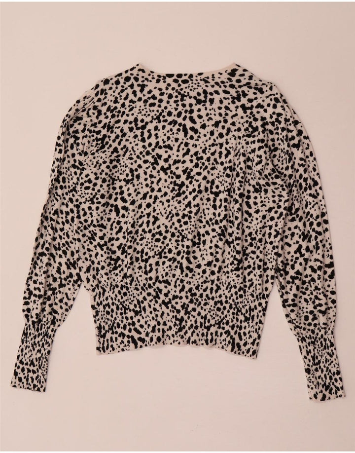 Marks & Spencer suéter con cuello barco para mujer, talla 44, color beige medio