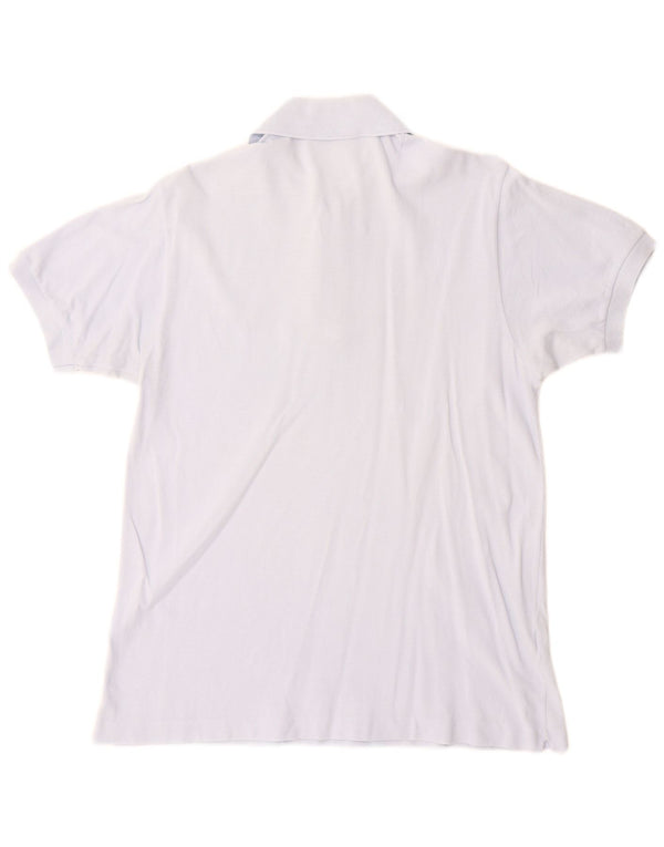 Polo Lacoste para hombre talla 4 algodón azul medio