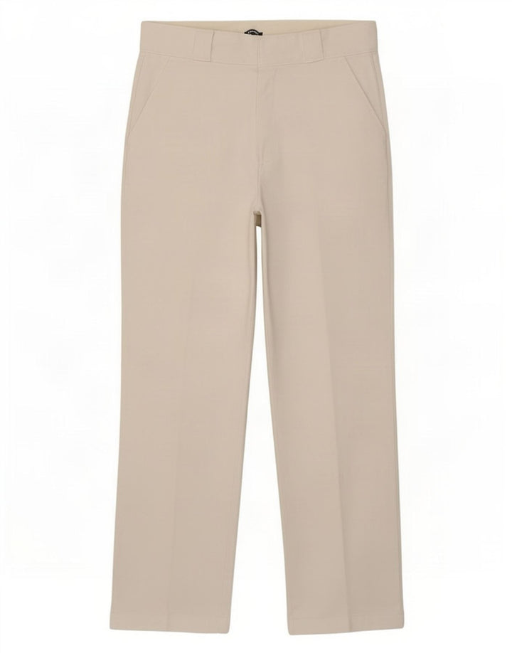 Pantalón chino recto Dickies Mujer W28 L26 Poliéster blanco