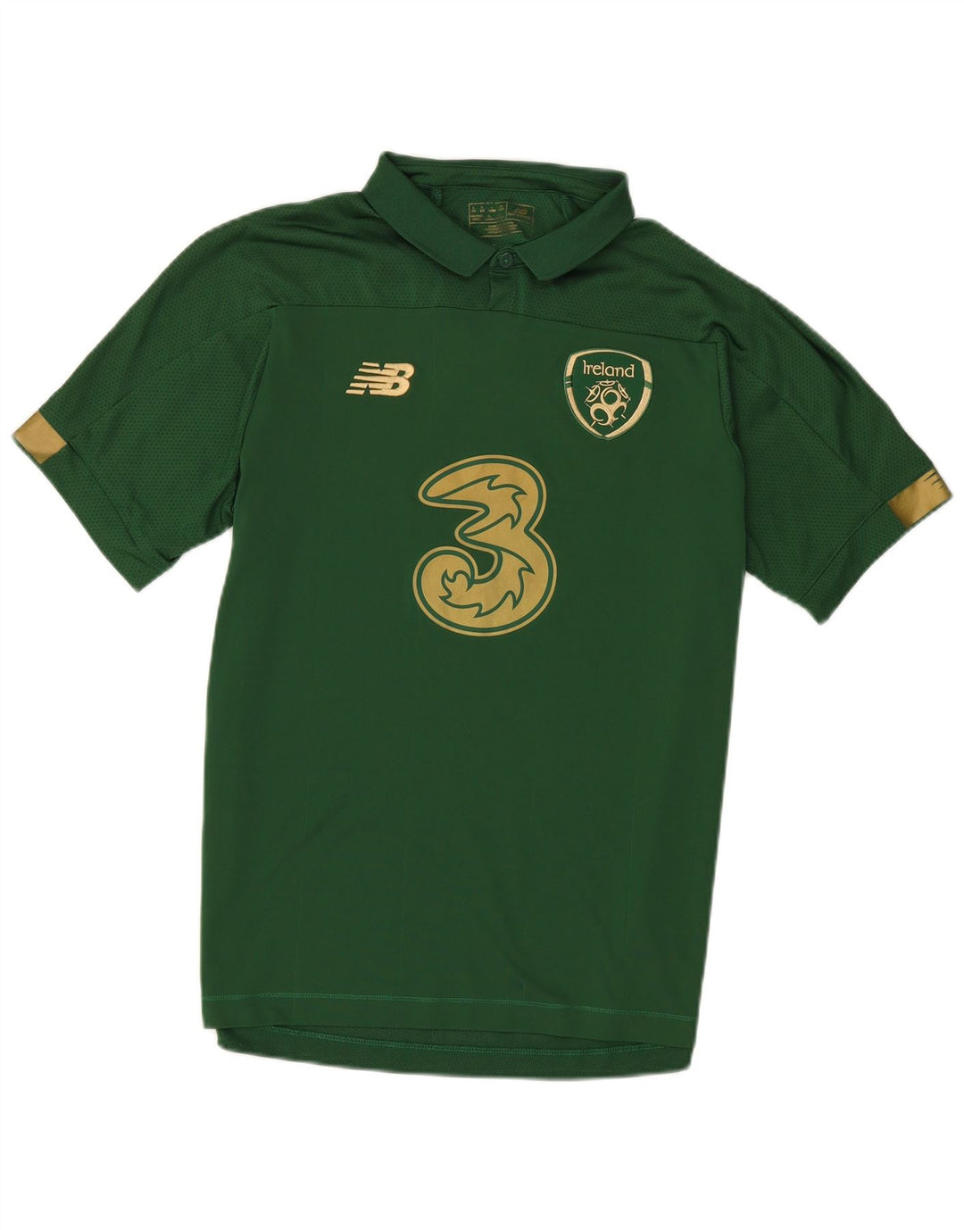 New Balance Polo Gráfico Para Hombre Poliéster Verde Grande