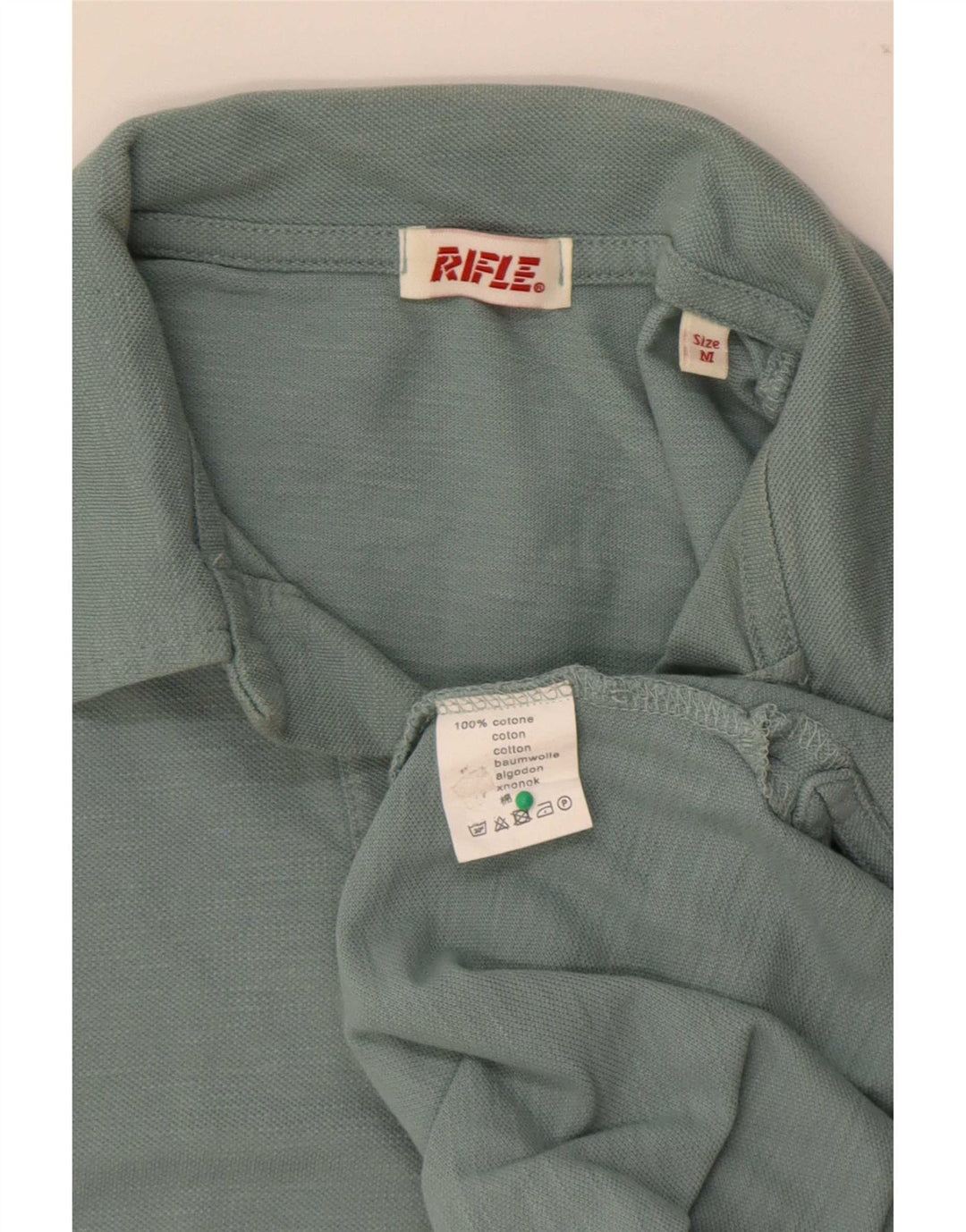 Rifle Polo Hombre Algodón Caqui Medio