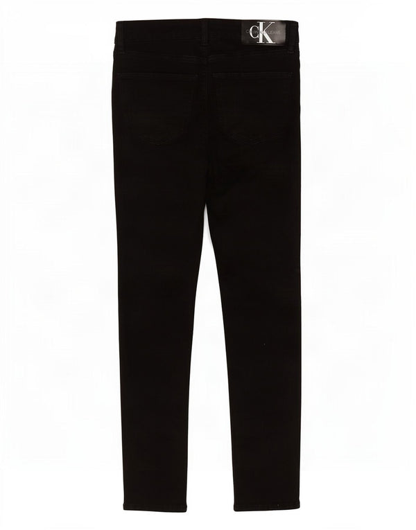Vaqueros ajustados para mujer Calvin Klein W32 L32 Algodón negro