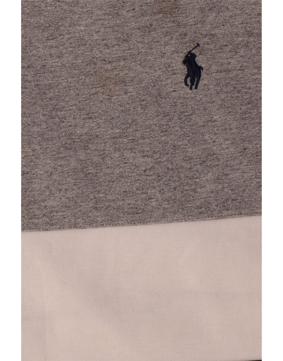 Polo Ralph Lauren Hombre Sudadera Jumper Grande Gris Colorblock Poliéster