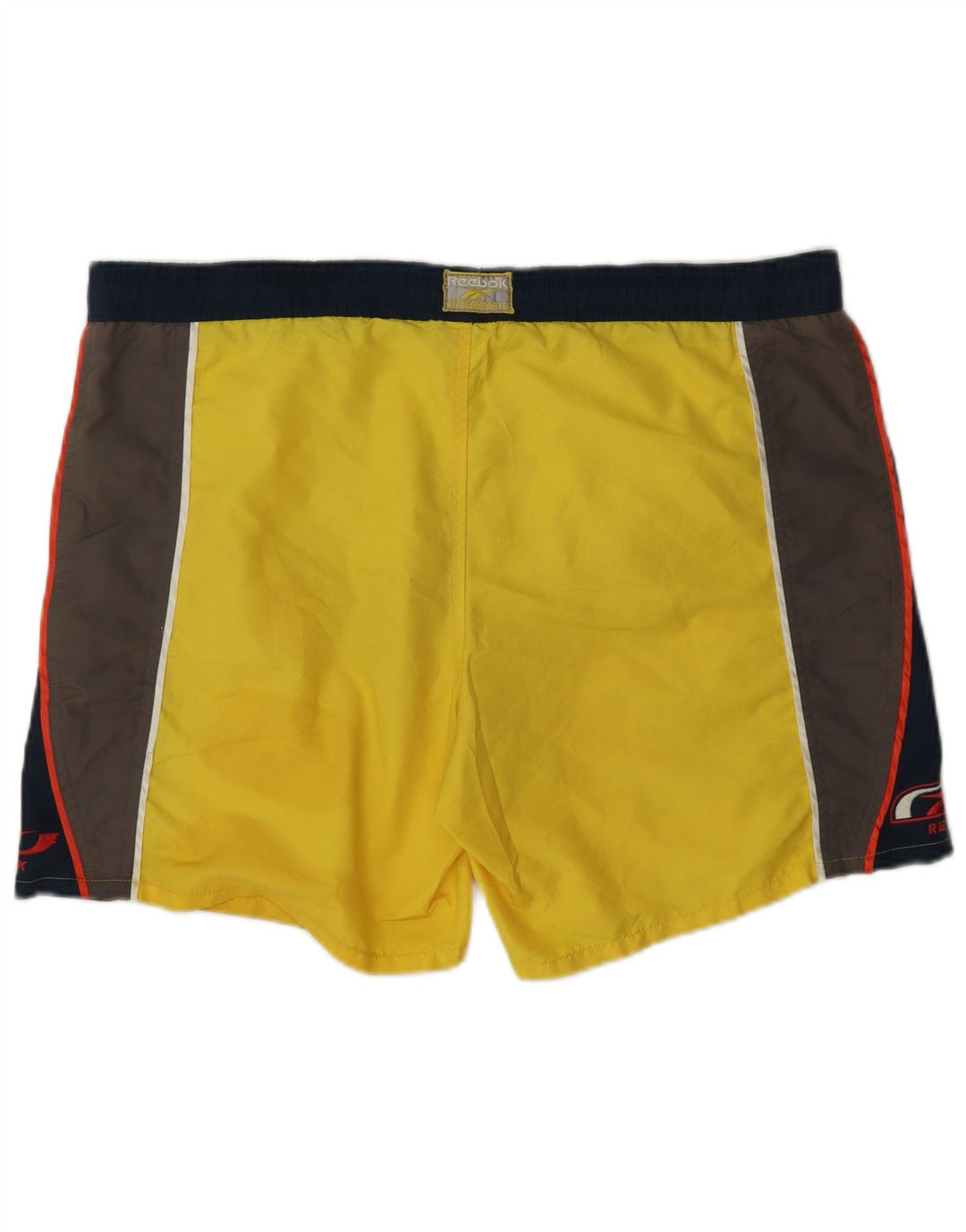 Reebok - Pantalones cortos deportivos para hombre, talla grande, color amarillo
