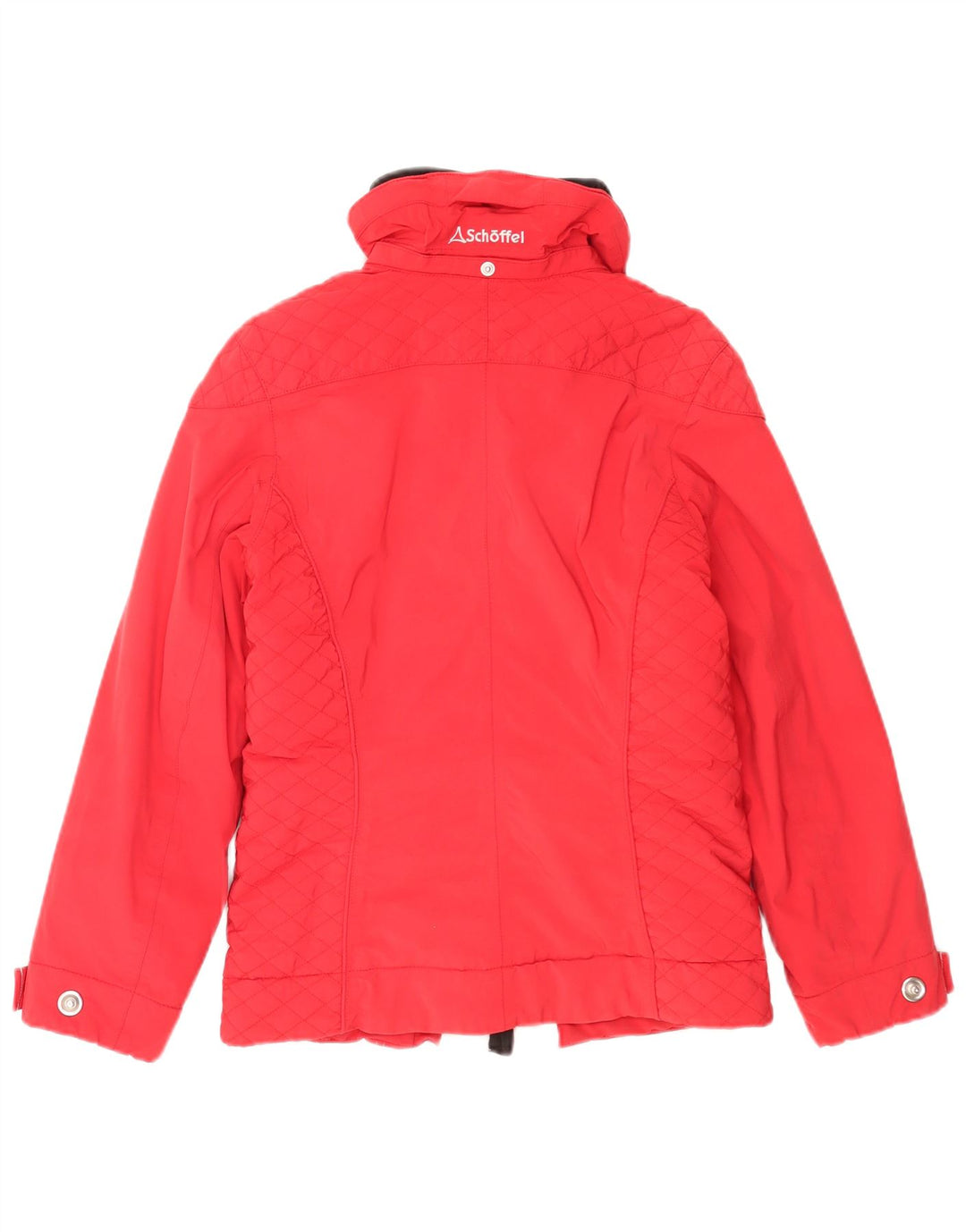 Schoffel Chaqueta de esquí para mujer UK 40 Small Red Colourblock Poliamida