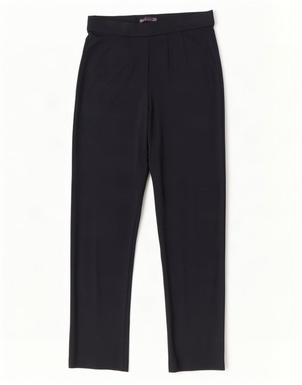 Marks & Spencer Pantalones casuales para mujer UK 12 Medium W30 L30 Azul marino