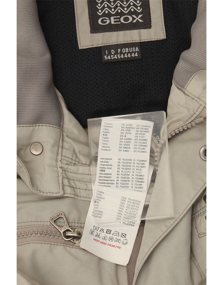 Geox Chaqueta Bomber para Hombre UK 44 2XL Algodón Gris