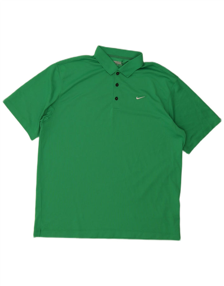 NIKE Polo Dri Fit Hombre XL Poliéster Verde