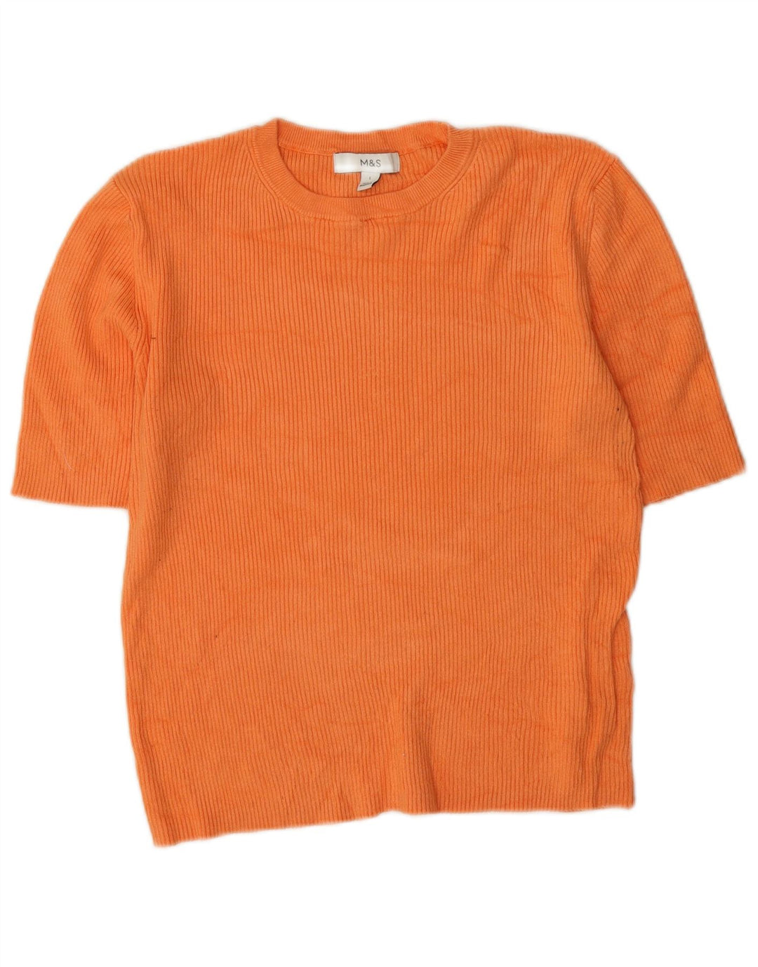Marks & Spencer Camiseta para mujer Top UK 44 Large Viscosa naranja