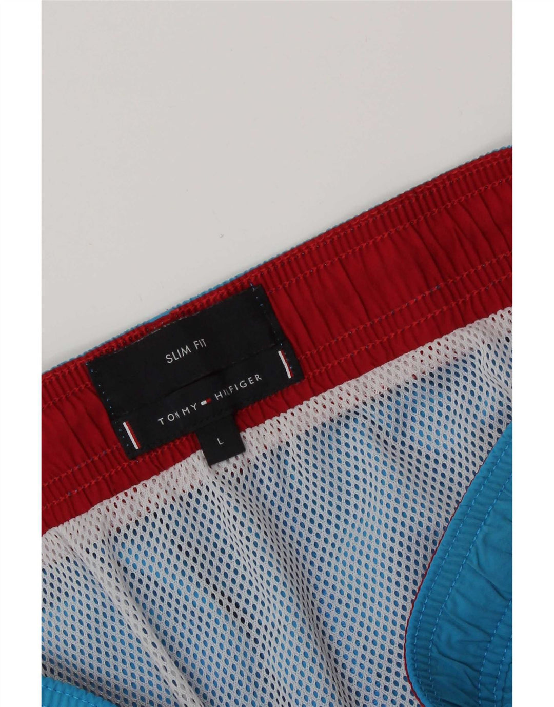 Tommy Hilfiger Hombre Slim Fit Bañador Shorts Grande Poliamida Azul