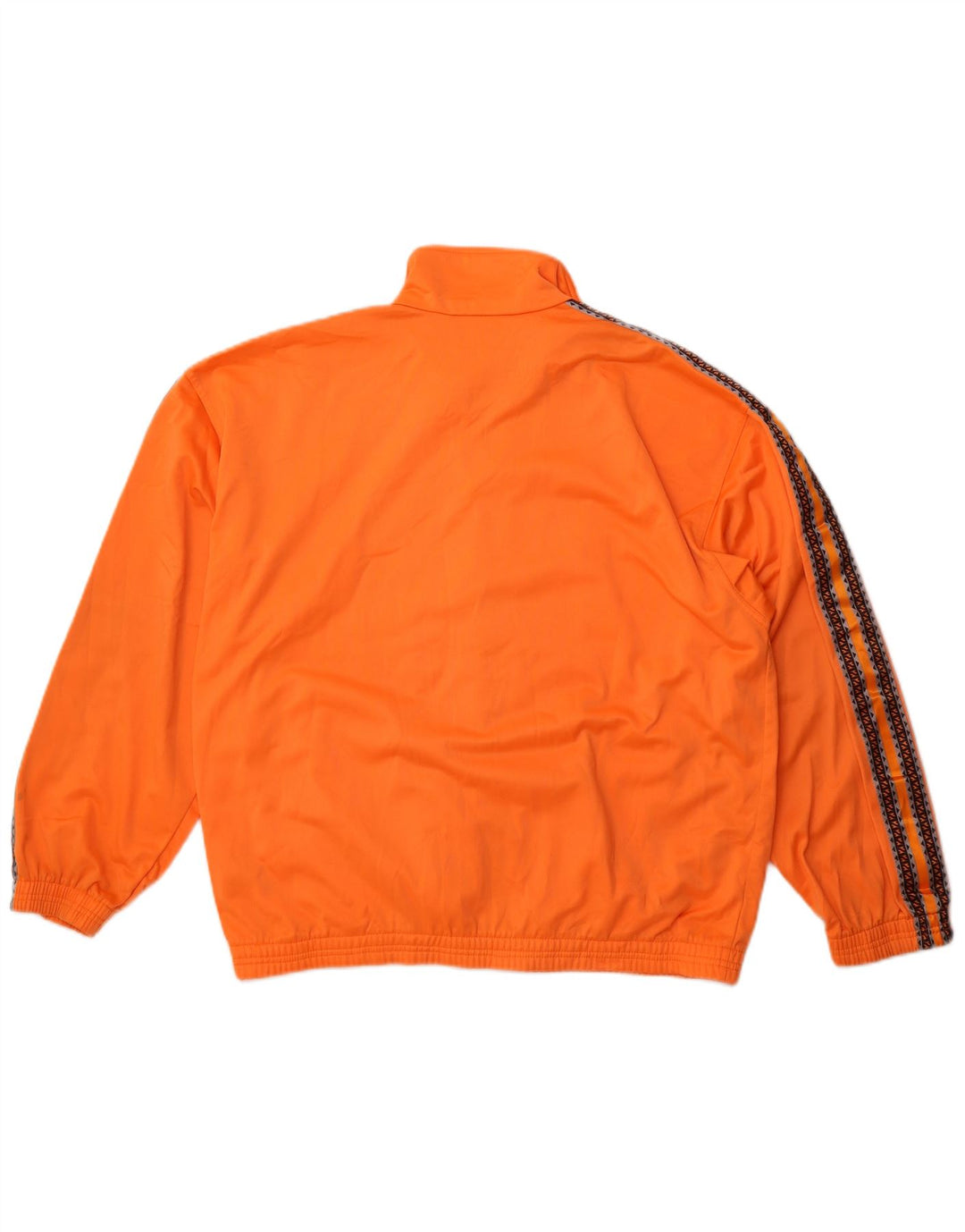 Diadora Chaqueta superior de chándal con gráfico para hombre ES 40 Poliéster naranja medio