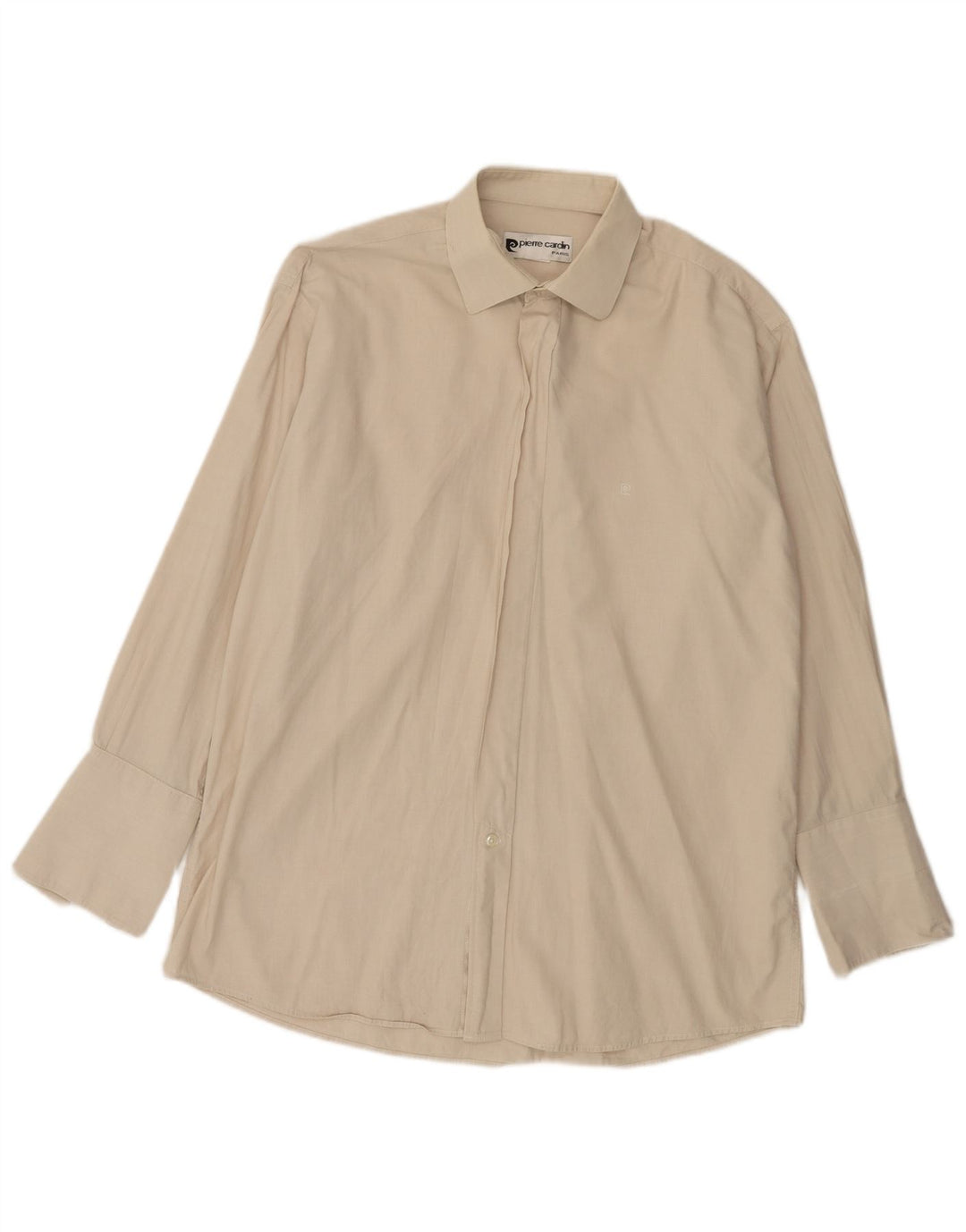 Pierre Cardin Camisa Formal para Hombre Grande Beige