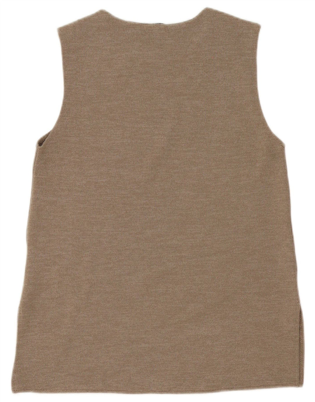 Zara Mujer Chaleco Top UK 10 Small Beige