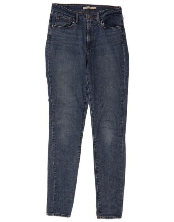 Levi's Vaqueros pitillo de talle alto 721 para mujer W28 L32 Algodón azul