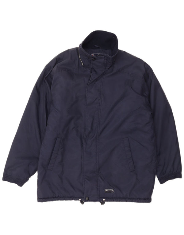 Champion Chaqueta cortavientos para hombre UK 38 Medium Azul marino Poliamida