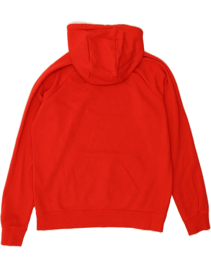 NIKE Womens Hoodie Jumper UK 14 Medium Red Cotton Vintage Nike and Second-Hand Nike from Messina Hembry 