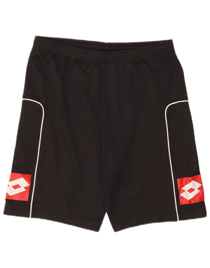 Umbro Pantalones cortos deportivos para hombre UK 40/42 Large Negro Poliéster