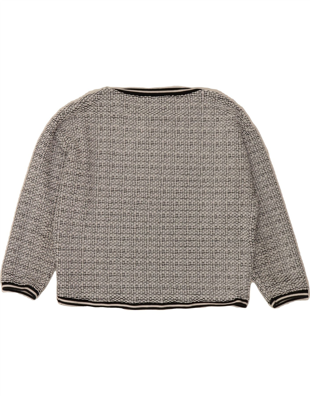 FRENCH CONNECTION Womens Boat Neck Jumper Sweater UK 14 Medium Grey Vintage French Connection and Second-Hand French Connection from Messina Hembry 