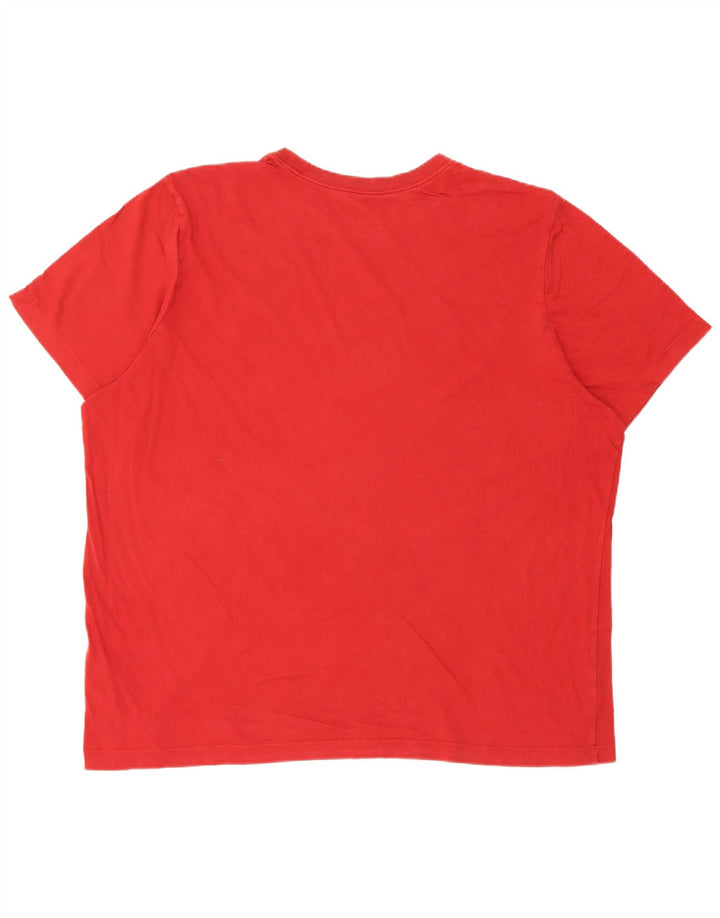 Camiseta Nike Hombre Top 2XL Algodón Rojo