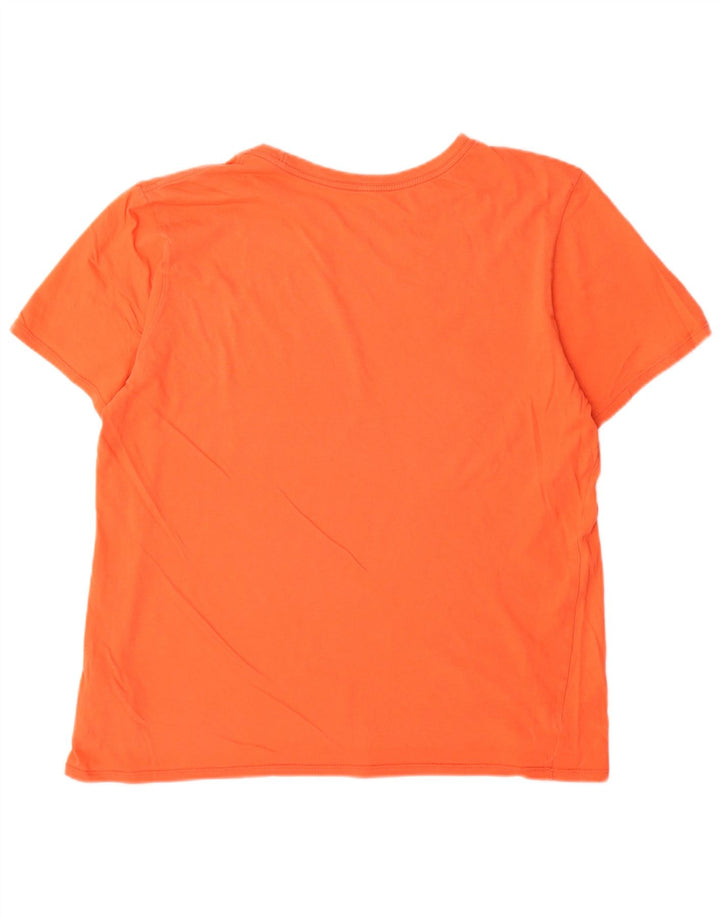 Nike Camiseta gráfica para hombre Top grande de algodón naranja