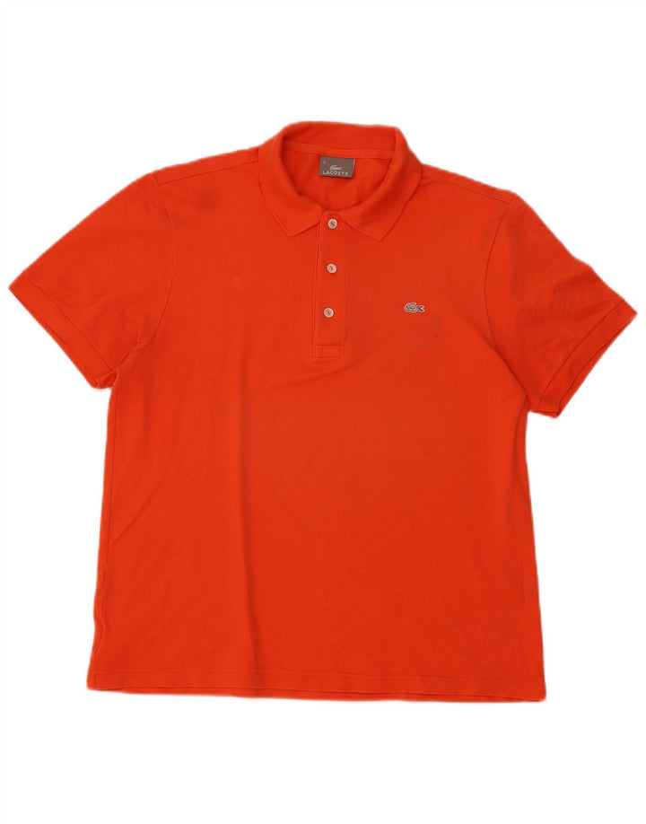 Polo Lacoste para hombre talla 5 grande naranja