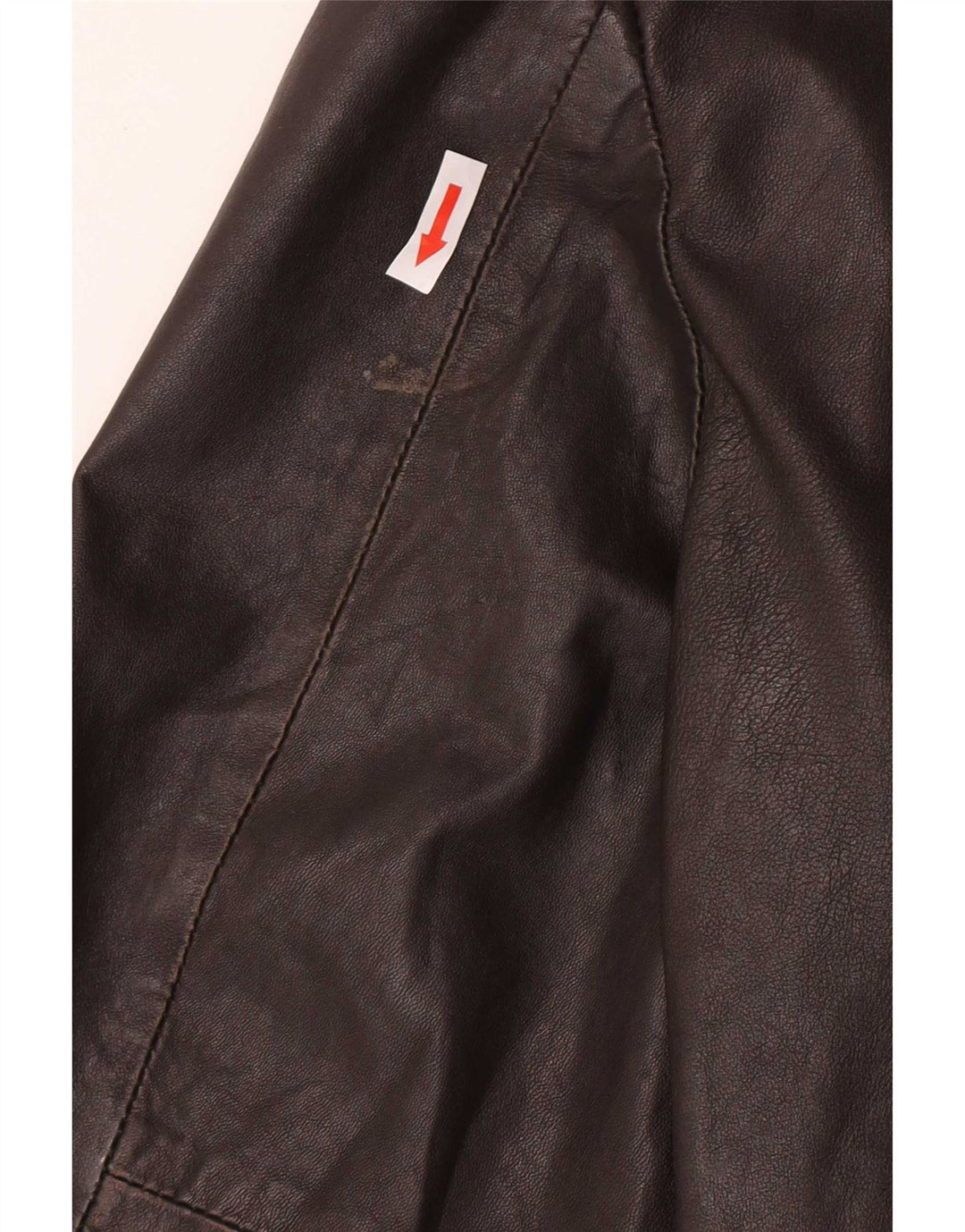 Superdry Chaqueta de cuero militar para hombre ES 42 XL Marrón