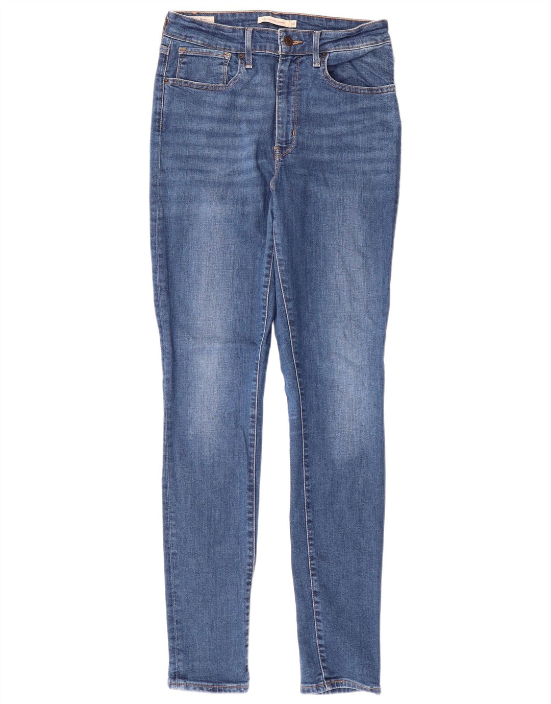 LEVI'S Jeans ajustados de talle alto 721 para mujer W30 L32 Algodón azul