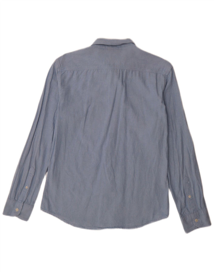Levi's Hombre Camisa Slim Algodón Azul Medio