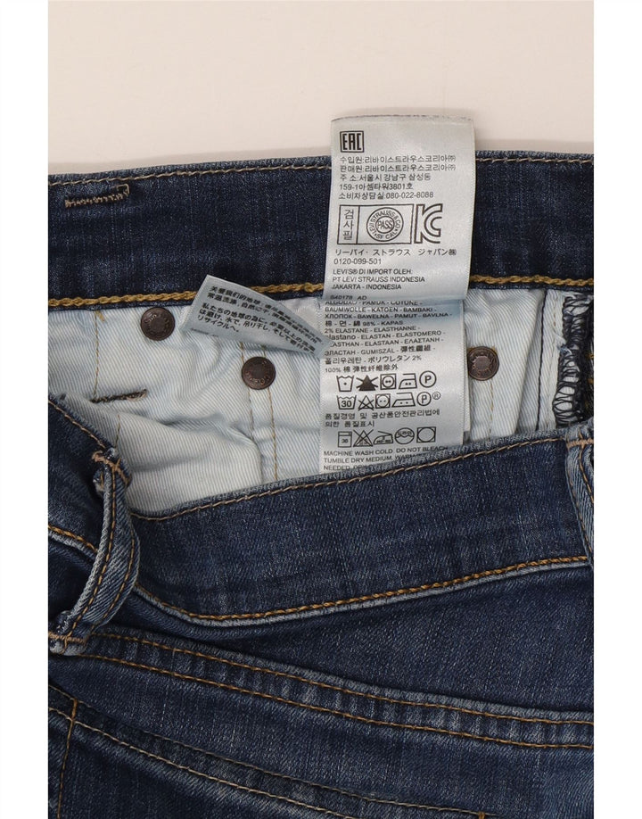 Levi's Hombre 511 Slim Jeans W27 L32 Algodón Azul