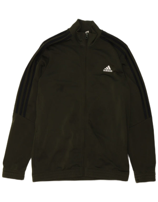 Adidas Chaqueta Chándal Niño 15-16 Años Verde Poliéster