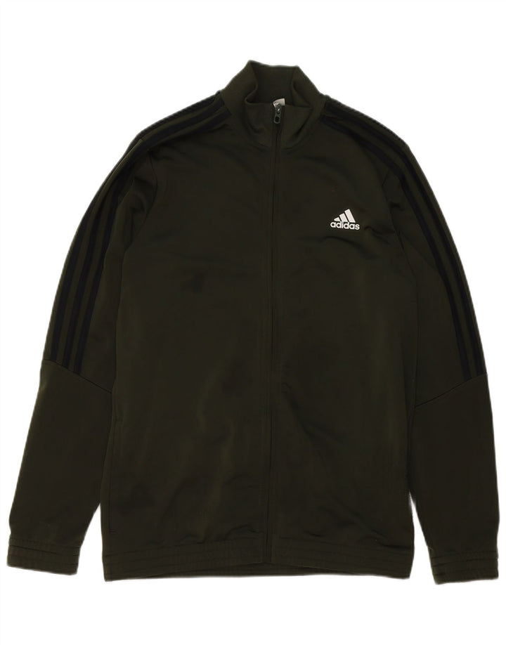 Adidas Chaqueta Chándal Niño 15-16 Años Verde Poliéster