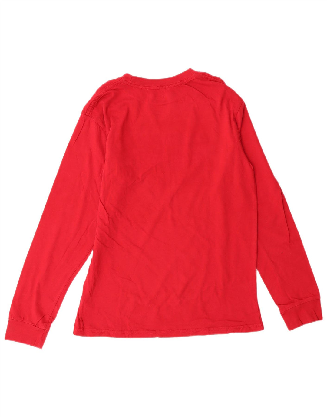 Vans Boys Graphic Top Manga Larga 12-13 Años Grande Rojo Algodón