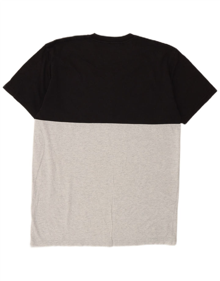 Camiseta Vans Classic Fit de algodón color block en gris medio