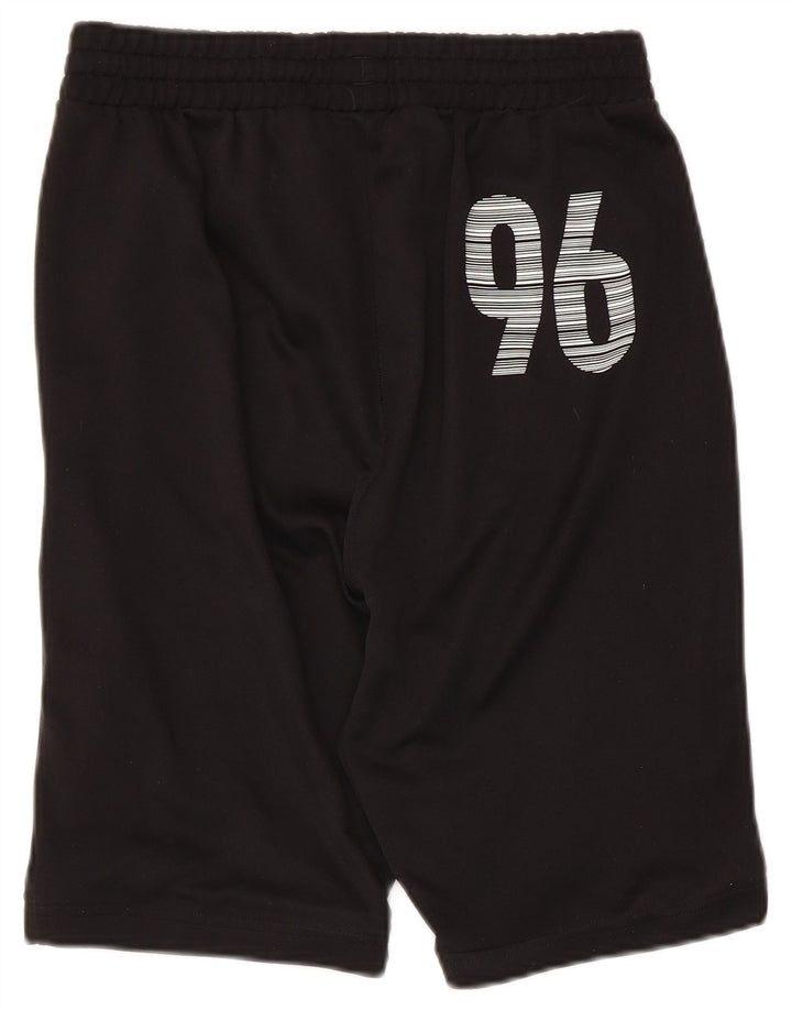 Adidas Pantalones cortos deportivos con gráfico para niños 14-15 años Negro Poliéster