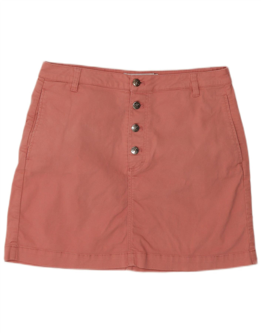 Calvin Klein Minifalda para Mujer Grande W32 Algodón Rosa