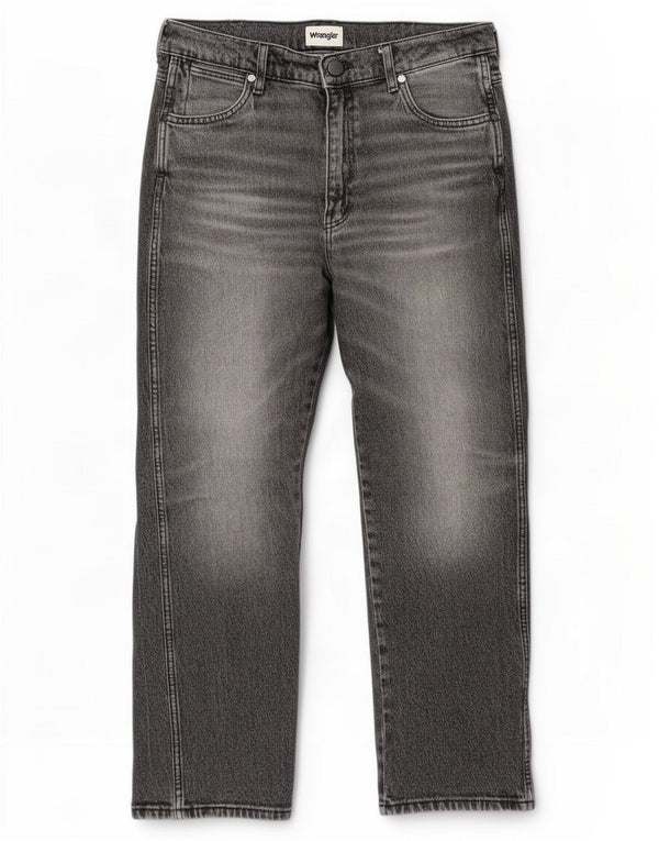 Wrangler Vaqueros Rectos De Corte Relajado Para Hombre W34 L30 Algodón Gris