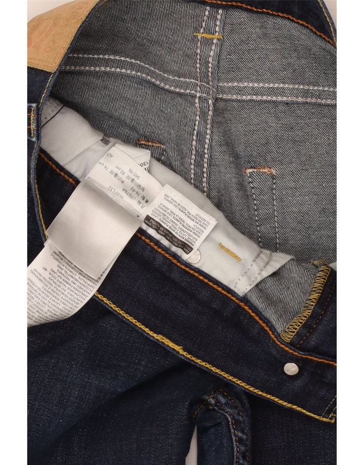 Vaqueros Levi's Mujer Slim W30 L32 Azul Marino Algodón
