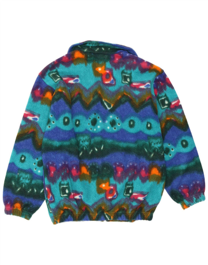 Cacao Chaqueta Polar Hombre IT 46 Small Poliéster Geométrico Multicolor
