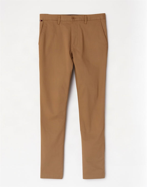 Tommy Hilfiger Pantalones chinos ajustados para hombre W29 L30 Algodón beige