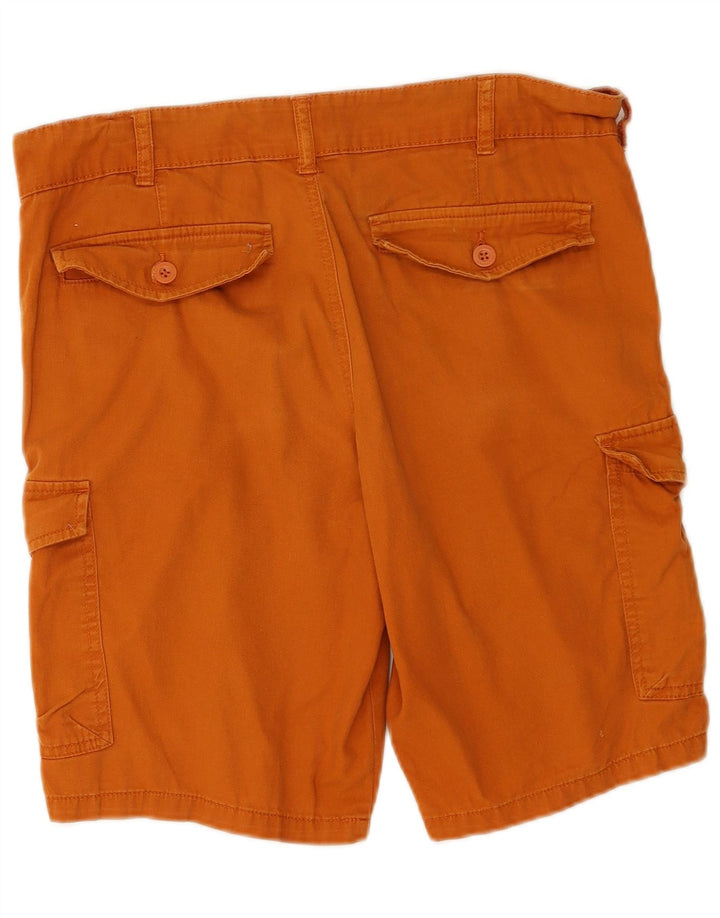 Pantalones cortos tipo cargo para hombre Mountain Warehouse W34 Algodón naranja grande
