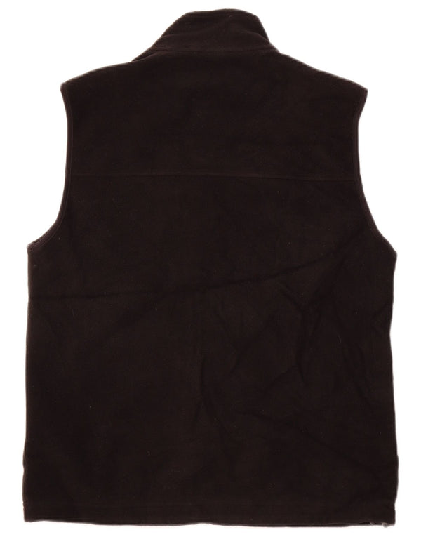 L.L.Bean Chaleco polar para hombre UK 36 Small Poliéster negro