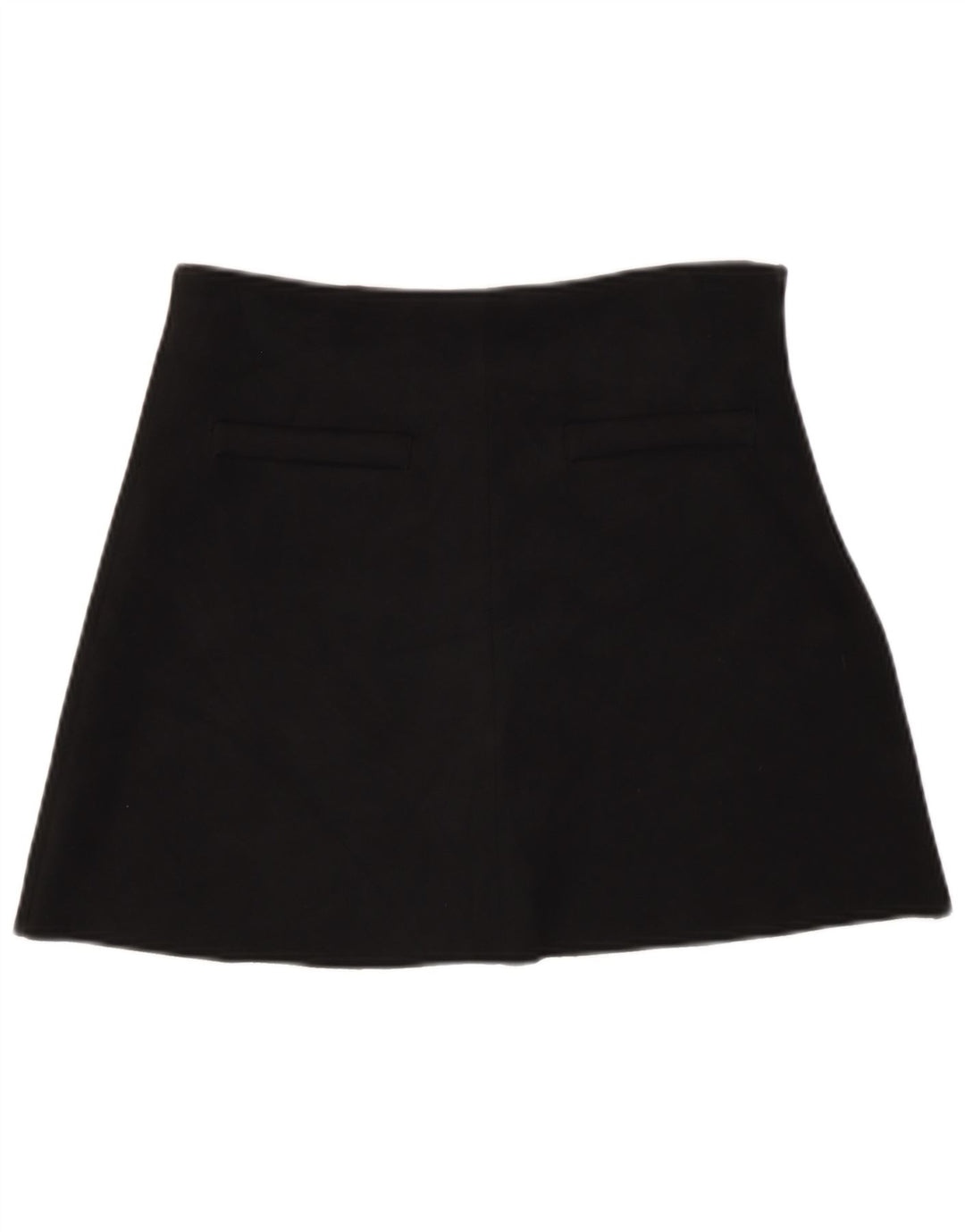 Zara Mujer Minifalda Pequeña W28 Negro