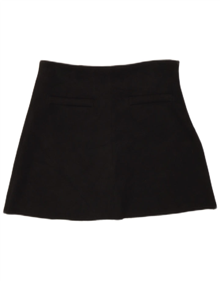 Zara Mujer Minifalda Pequeña W28 Negro