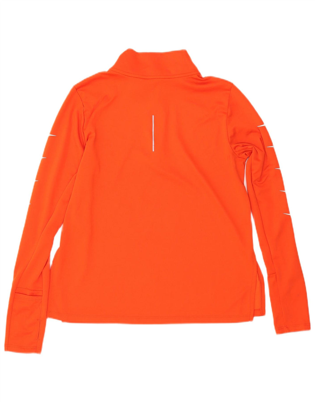 NIKE - Chándal Dri Fit con cremallera y cuello para mujer, talla 40, color naranja mediano